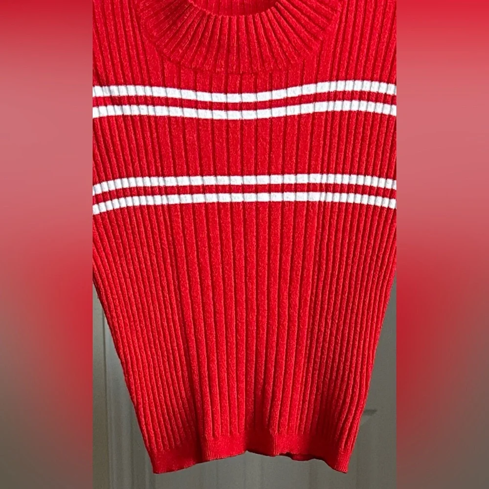 Lottie Moss Ribbed Cropped Sweater